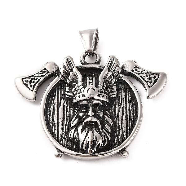 Viking 316 Surgical Stainless Steel Big Pendants