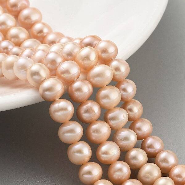 Natural Cultured Freshwater Pearl Beads Strands