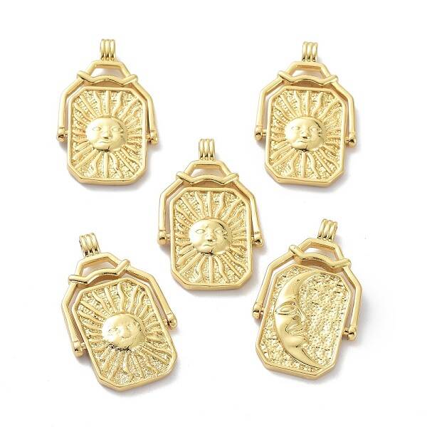 Eco-Friendly Brass Pendants