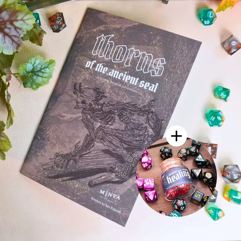 Thorns of the Ancient Seal Adventure Booklet | System-Agnostic Forest Horror TTRPG Adventure Dungeons and Dragons