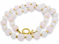 Rose Quartz Necklace - Elegant Design with Rose Quartz Elements, Ideal for Any Occasion