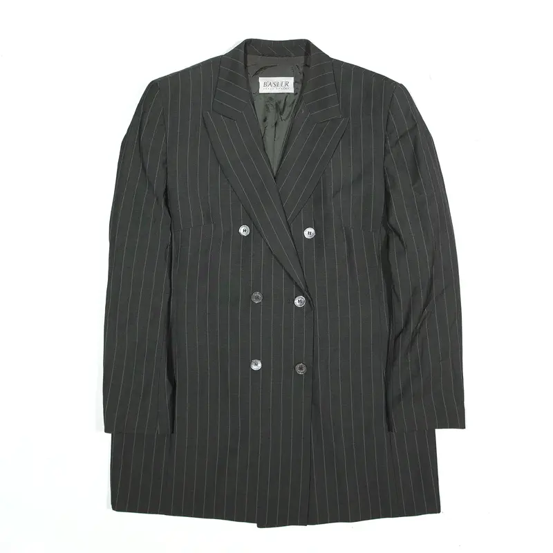 BASLER Blazer Jacket Grey Striped Mens L