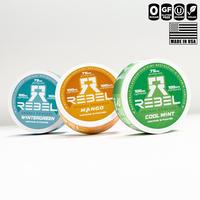 Rebel Energy Caffeine Nootropic Pouches for Energy & Focus • Sugar-Free with 100mg Caffeine, Alpha-GPC, Huperzine A, Vitami...