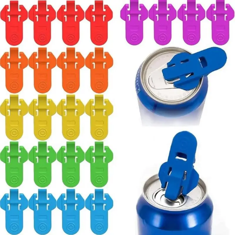 7/14pcs/set Leakproof Soda Tab Lifts,Kitchenware Manual Can Opener,Works on Bottles,Soda & Aluminum Cans,Beer,Drinkware Acces...