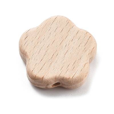 Natural Beech Wooden Baby Teething Toys