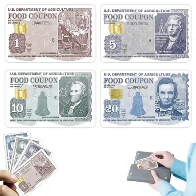 Creative Credit Card Sticker, 4 Counts/set Bank Card Sticker, Independence Day Themed Decorative Sticker, Personalized Bank C...