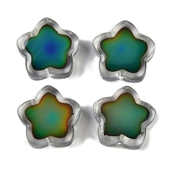 Two Tone Glass Mood Beads