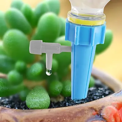 Self Watering Spike, Auto Drip Irrigation Equipment, Automatic Watering Planting Device For Indoor Plant, Garden Plant, Offic...