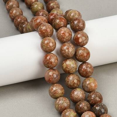 Natural Unakite Beads Strands