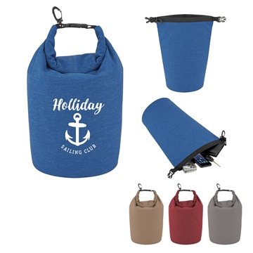 25 Customized Heathered Waterproof Dry Bag - Floating