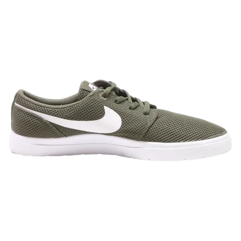 NIKE Low Top Trainers Green Synthetic Mens UK 7