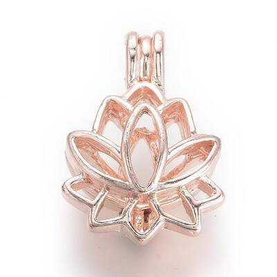 Alloy Diffuser Locket Pendants