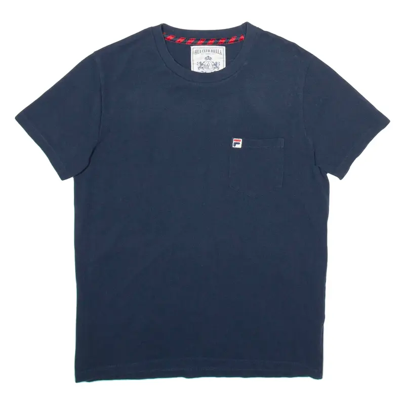 FILA Fila Club Biella Mens T-Shirt Blue M