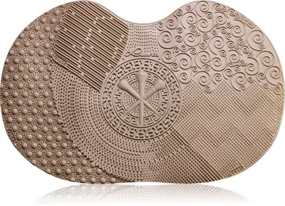 Luvia Cosmetics Mat Cleaning Mat for Brushes Color Coffee