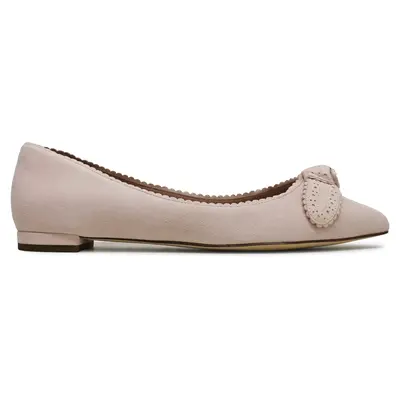 Cole Haan Bellport Bow Skimmer Suede Women's Slip On Shoes - Primrose - Size:US 9 Women