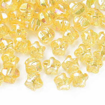 1-Hole Transparent Acrylic Buttons