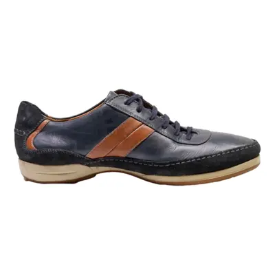 MEPHISTO Sneaker Trainers Blue Leather Mens UK 7.5