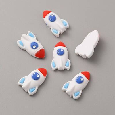 Space Theme Opaque Resin Cabochons