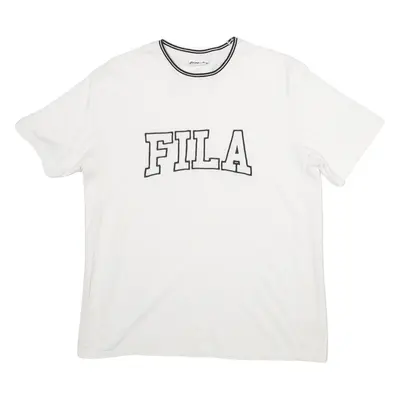 FILA Womens T-Shirt White S