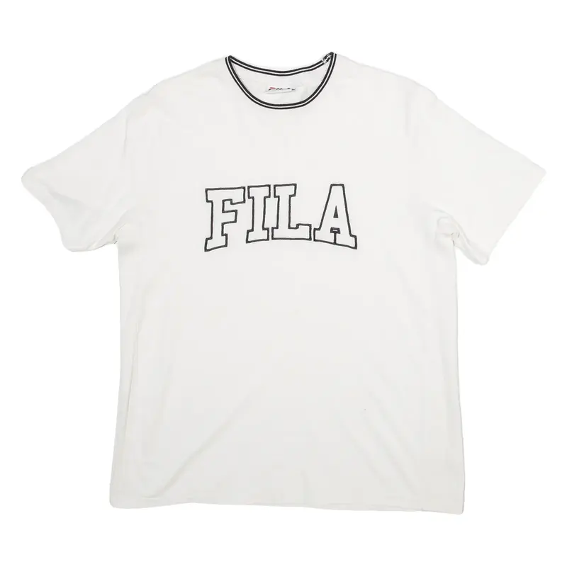 FILA Womens T-Shirt White S