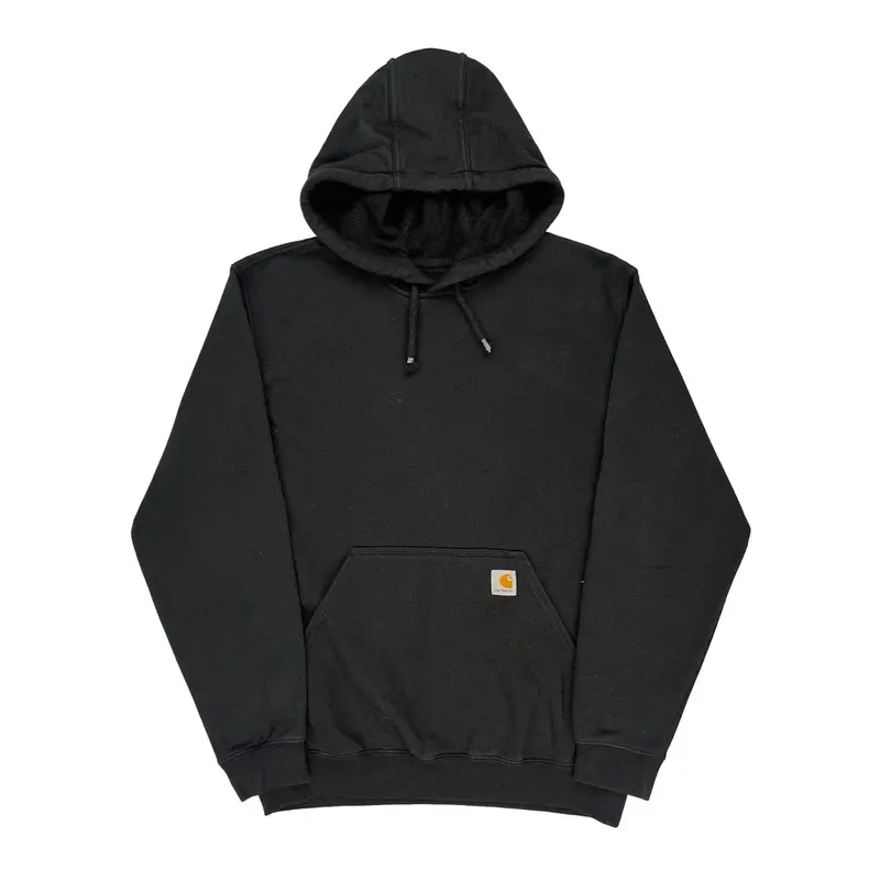 Carhartt Hoodie - Medium Black Cotton Blend