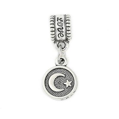 Rack Plating Brass European Dangle Charms