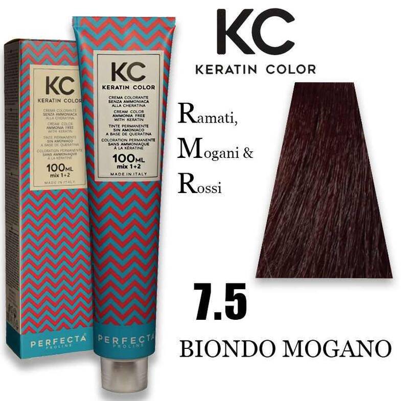 Kc Crema Colorante Alla Cheratina 100 Ml 7.5