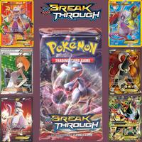 Pokémon - 2015 XY Breakthrough Booster Pack - Includes 10 Additional Game Cards - Trading Card Game - Official Pokémon Trad...