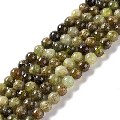 Natural Garnet Beads Strand