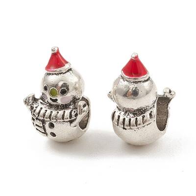 Alloy Enamel European Beads