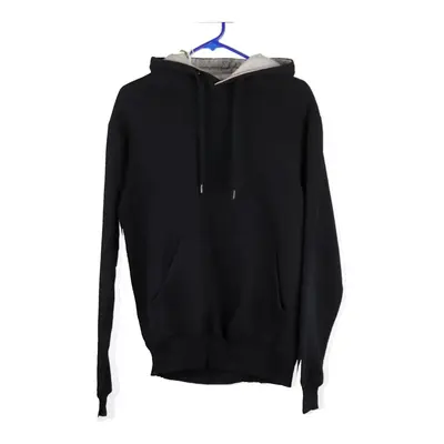 Champion Hoodie - Small Black Cotton Blend