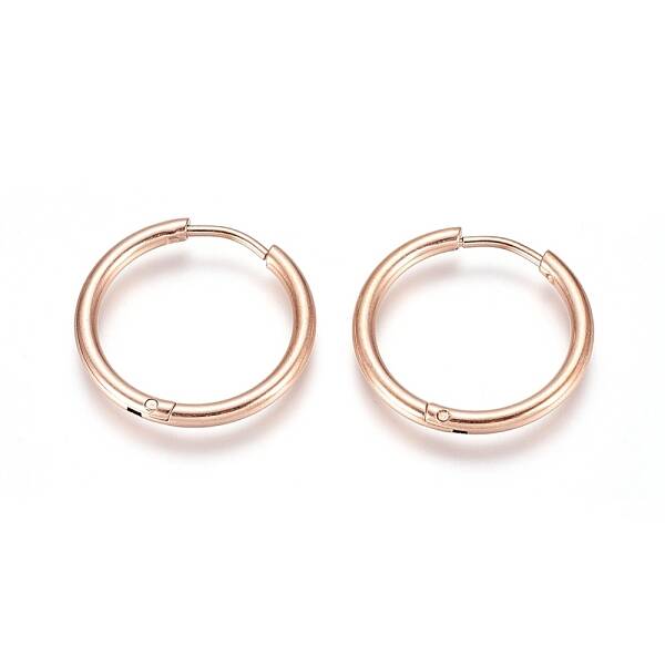 304 Stainless Steel Huggie Hoop Earrings