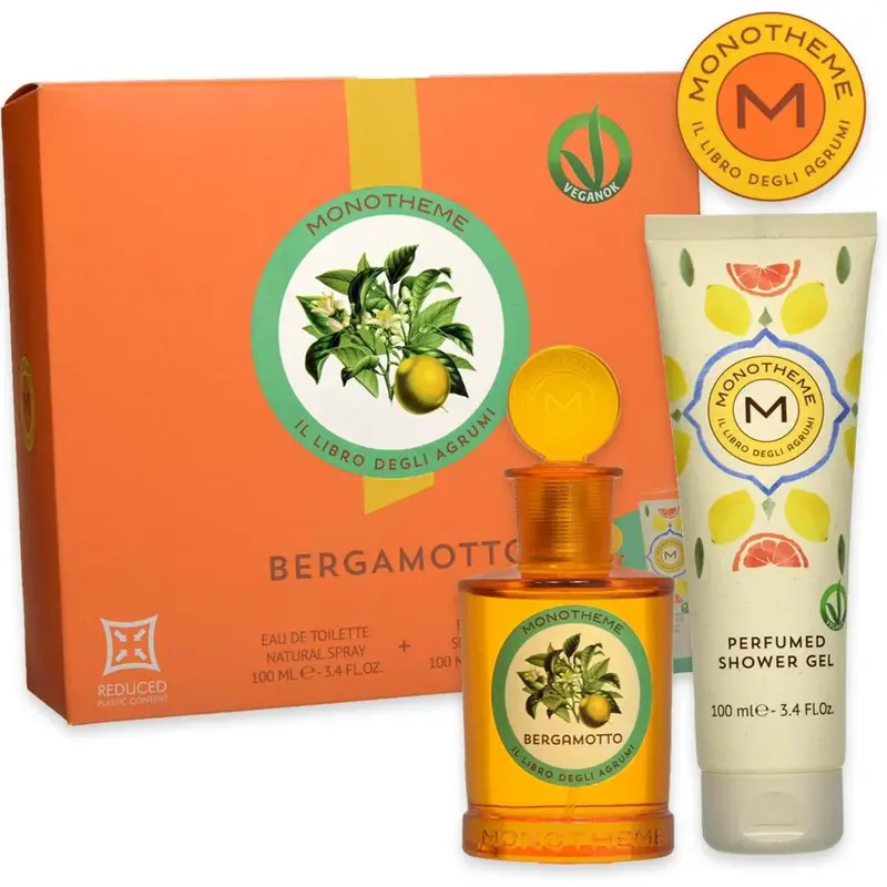 Monotheme book citrus bergamot edtv 100 ml + shower gel 100 ml
