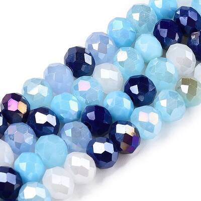Electroplate Glass Beads Strands