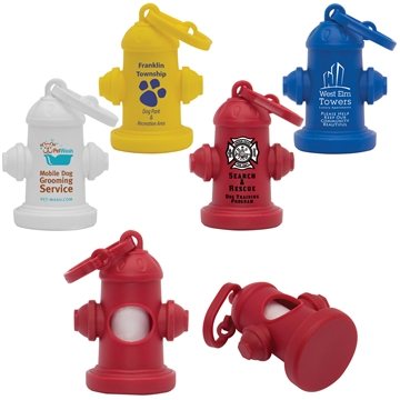 150 Customized Fire Hydrant Pet Waste Bag Dispenser - ...