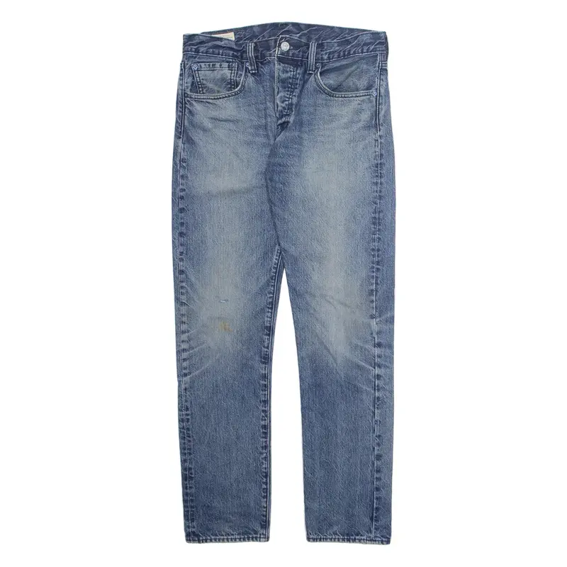 LEVI'S Mens Jeans Blue Regular Straight Stone Wash W31 L32