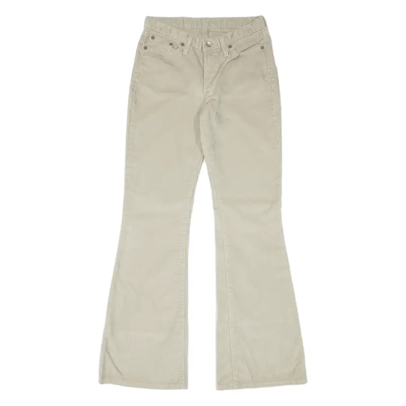 G-STAR RAW Low Hip Womens Trousers Beige Regular Flared W27 L32