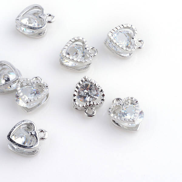 Heart Alloy Charms
