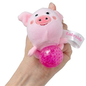 100 Customized Pig Stress Buster - Plush & Gel Sensory