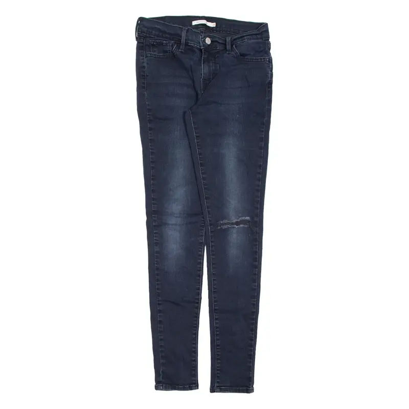 LEVI'S 710 Womens Jeans Black Slim Skinny Charcoal Wash W29 L30