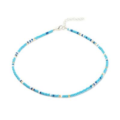 Glass Seed Beaded Necklace