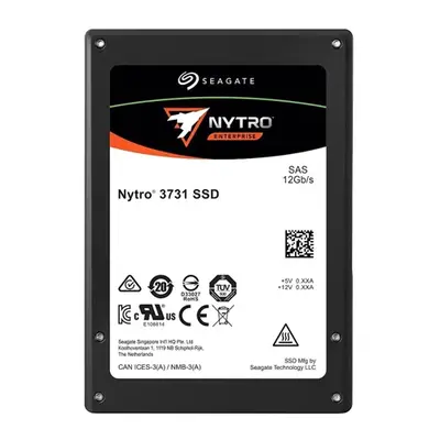 Seagate XS800ME70014 | Nytro 3731 800GB 3D Enterprise Triple-Level Cell SAS 12Gb/s 2.5-Inch (SED) Write Intensive Solid State...