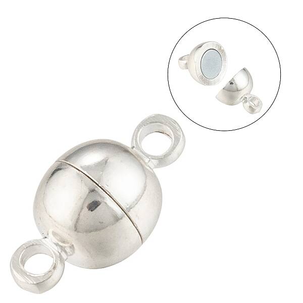 Brass Magnetic Clasps with Loops