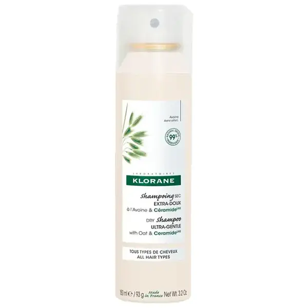 Shampoo secco extra delicato al latte d'avena Klorane 150 ml