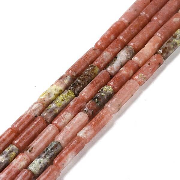 Natural Plum Blossom Jasper Beads Strands