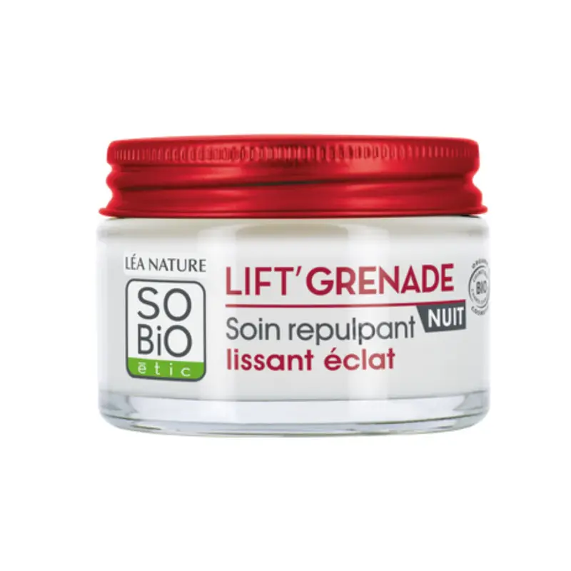 LÉa nature so bio étic Lift'Granade Plumping and Smoothing Night Cream 50 ml
