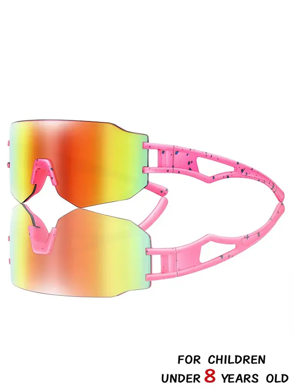 Unisex Cute Colorful Sunglasses, Trendy Casual Geometric Frame Sunglasses for Everyday Use, Fashion Accessories for Outdoor A...