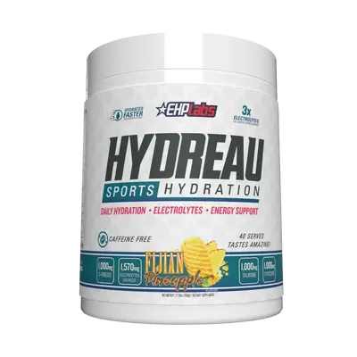 EHPlabs Hydreau Sports Hydration 30 Serves | Electrolytes Coconut Water Magnesium Recovery Vitamin Beverage Energy Drink Mix ...