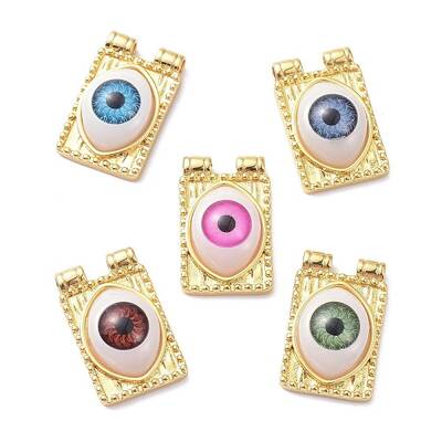 Brass Resin Pendants