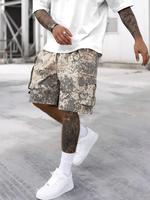 Men's Regular Fit Camo Print Cargo Shorts, Casual Fashion Comfy Shorts for Daily Outdoor Wear, Men Bottoms for Summer, Casual...